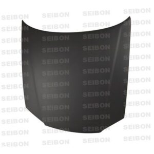 Seibon Carbon, HD9901NSR34-OE-DRY, OEM-style DRY CARBON hood for 1999-2001 Nissan Skyline R34 GT-R*ALL DRY CARBON PRODUCTS ARE MATTE FINISH