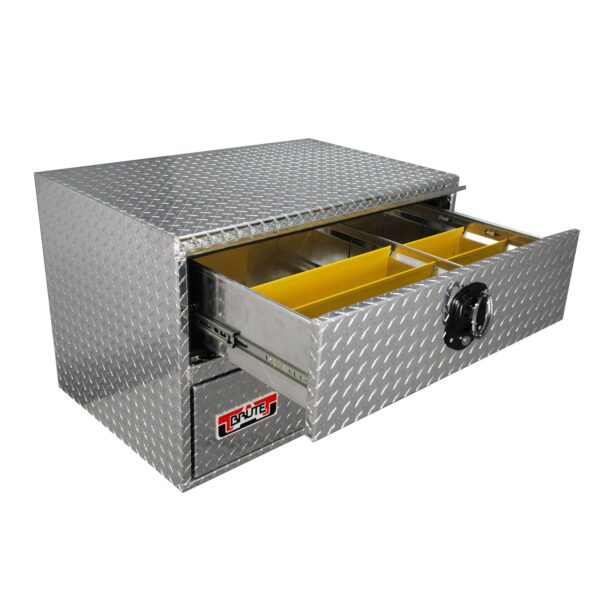 GXTX - HDD36 - 24inch x 24inch x 36inchL HD Underbody w/ Top & Bottom Drawers, .100 thick diamond