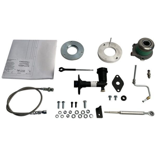 Hydraulic Clutch Master and Slave Kit: 1966-77 Bronco: Mod/Coyote: w/ TR-4050