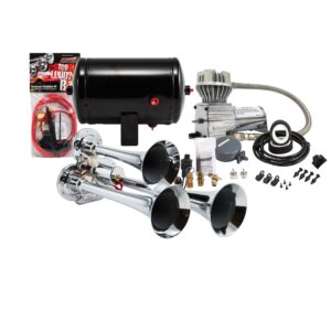 Kleinn Air Horns - HK3 - Chrm. Triple Air Horn Kit