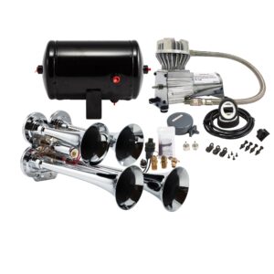 Kleinn Air Horns - HK4 - Chrome Quad Air Horn Kit