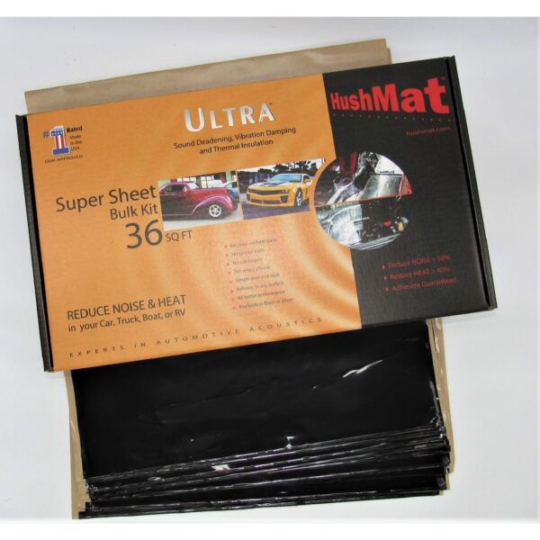 Super Bulk Kit - Stealth Black Foil with Self-Adhesive Butyl-9 Sheets 18inx32in ea 36 sq ft