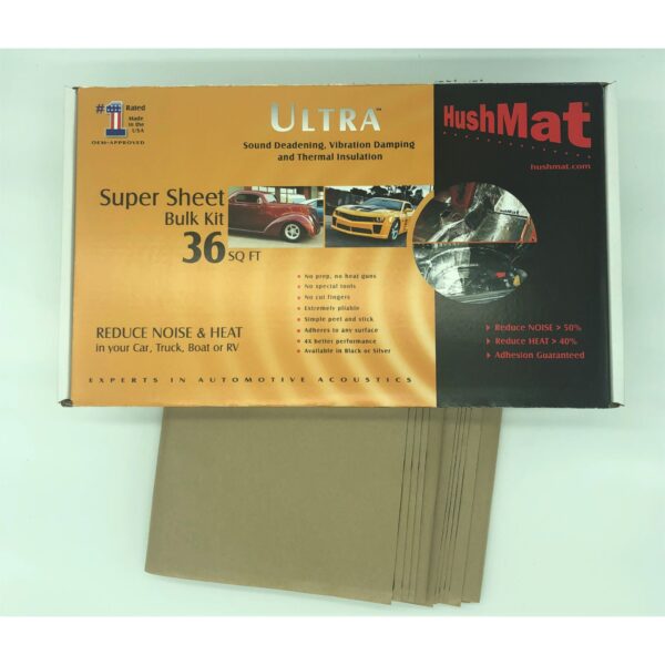 Super Bulk Kit - Silver Foil with Self-Adhesive Butyl-9 Sheets 18inx32in ea 36 sq ft