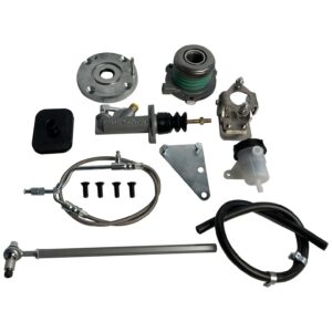 Hydraulic Clutch Master and Slave Kit: Mopar Streetrod: w/ Ford Tremec TKO,TKX