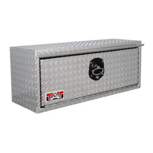 GXTX - HUB141236-BT - 12inch x 14inch x 36inchL HD Under Body, .100 thick diamond, drop down door, Black Texture Coated