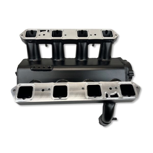 Single Plane - Natural Aluminum Intake Manifold - Pro Series - GM Small Block Compatible,427/454