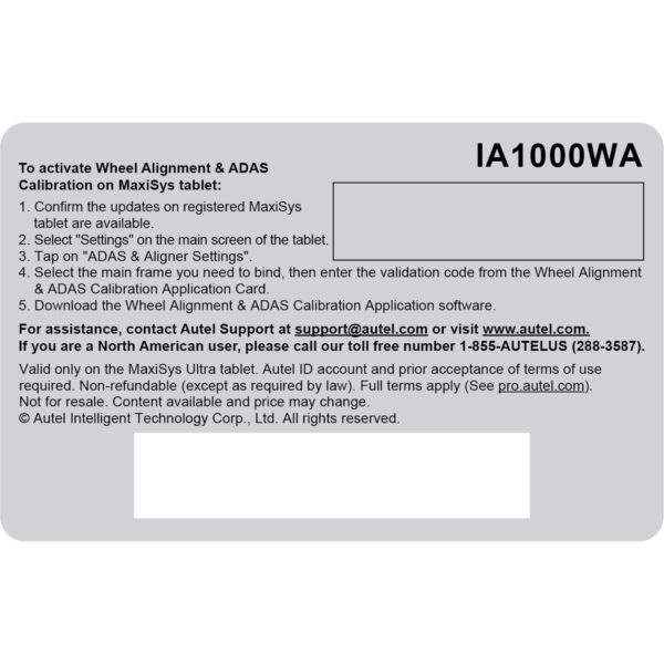 IA1000 Upgrade Card