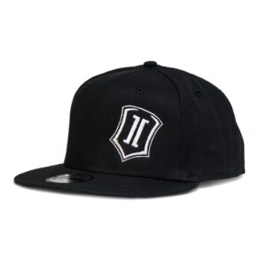 ICON Snapback Hat, Black w/ Shield Logo, New Era 9fifty