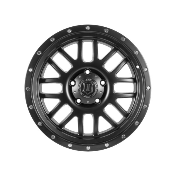 ICON ALLOYS ALPHA SAT BLK - 20 X 9 / 8 X 6.5 / 19MM / 5.75" BS