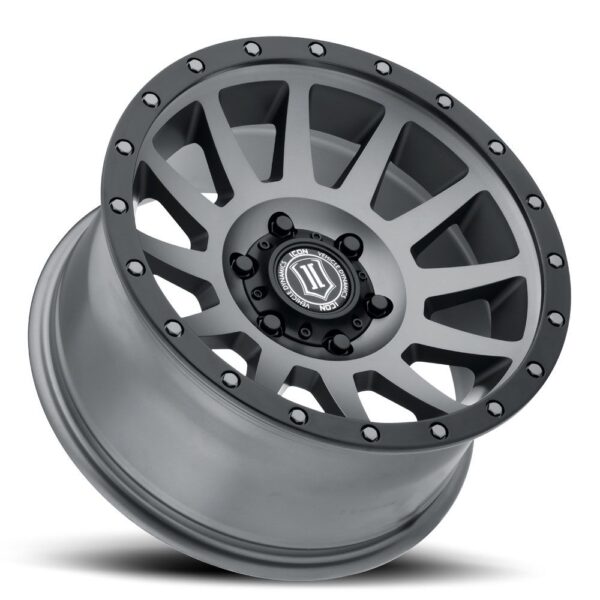 ICON Alloys Compression, Titanium, 18 x 9 / 6 x 5.5, 25mm Offset, 6" BS