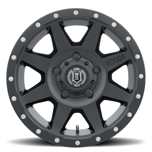 ICON ALLOYS REBOUND SAT BLK -18 x 9 / 5 x 150 / 25MM / 6" BS