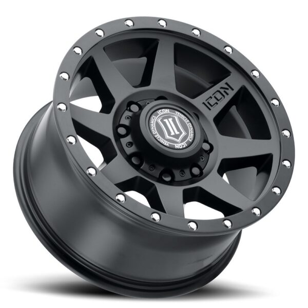 ICON ALLOYS REBOUND HD SAT BLK -18 x 9 / 8 x 180 / 12MM / 5.5" BS