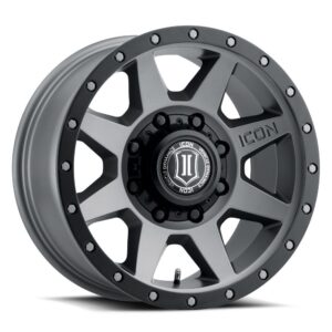 ICON ALLOYS REBOUND HD TITANIUM -18 x 9 / 8 x 6.5 / 12MM / 5.5" BS