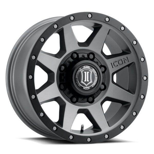ICON ALLOYS REBOUND HD TITANIUM - 17 X 8.5 / 8 X 6.5 / 13MM / 5.25" BS