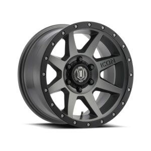 ICON ALLOYS REBOUND TITANIUM -18 x 9 / 6 x 135 / 6MM / 5.25" BS