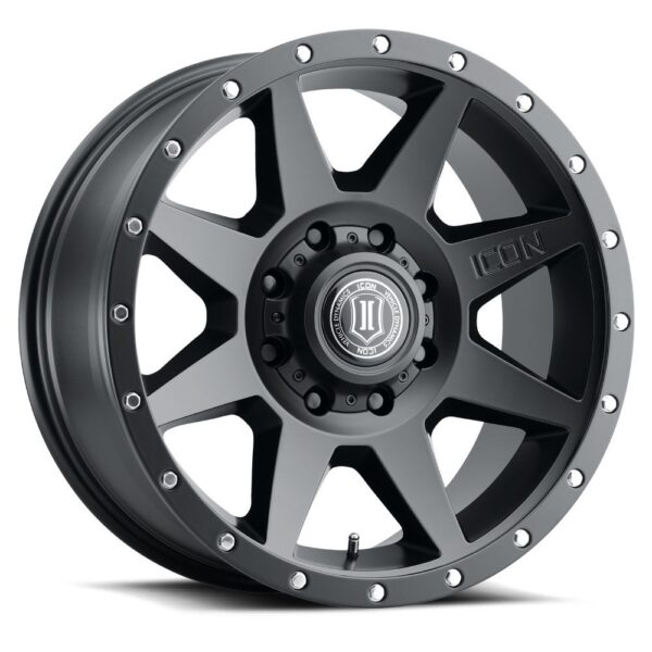 ICON ALLOYS REBOUND SAT BLK -20 X 9 / 8 x 170 / 6MM / 5.25" BS