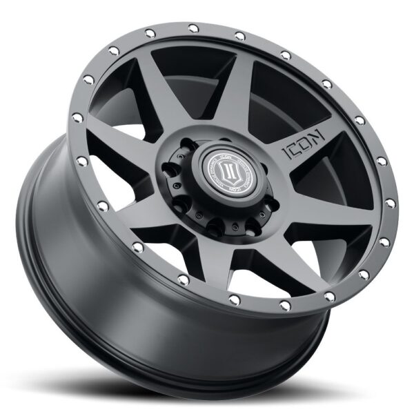 ICON ALLOYS REBOUND SAT BLK -20 X 9 / 8 x 170 / 6MM / 5.25" BS
