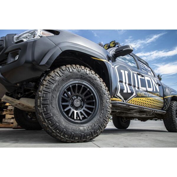 ICON Alloys Recon SLX, Satin Black, 17 x 8.5 / 5 x 5.5, 0mm Offset, 4.75" BS