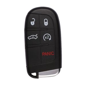 Programmable IKEY Smart Key 5-BTN, Chrysler-style, prgm with MaxiIM KM100 tablet