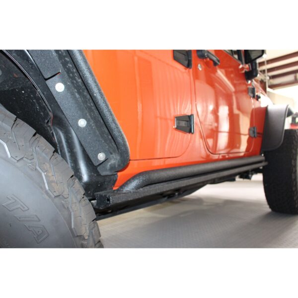 2-Door, Black textured powder coat, Sold as a pair