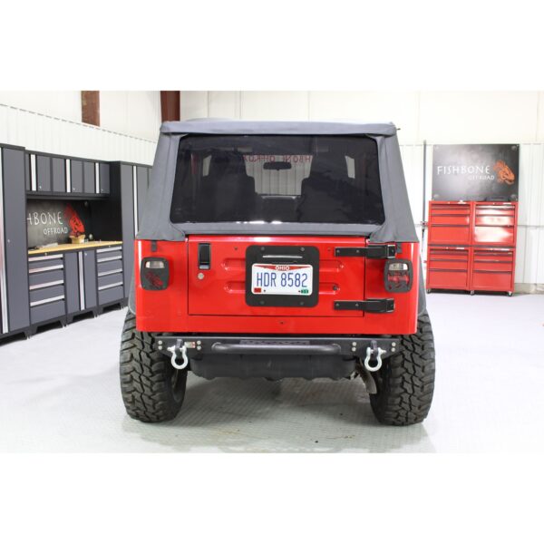 Black textured powder coat, 3/16in. steel