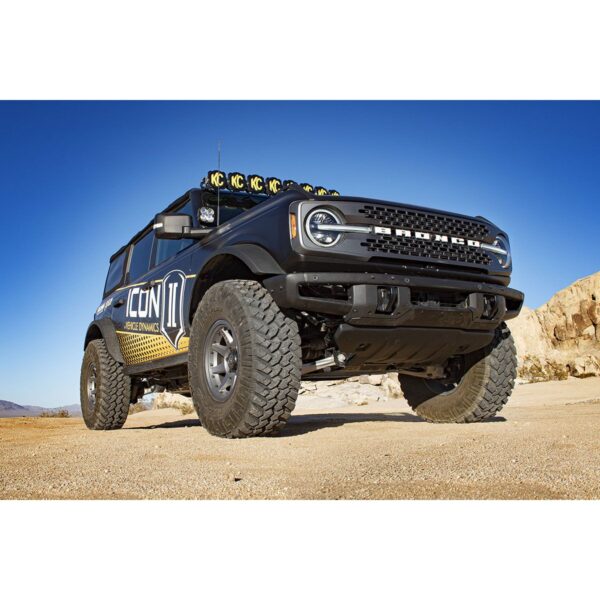 ICON 2021-2023 Ford Bronco, Sasquatch, 2-3" Lift, Stage 6 Suspension System, CDXS, Tubular