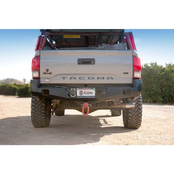 ICON Impact Armor 2016-2023 Toyota Tacoma Rear Bumper