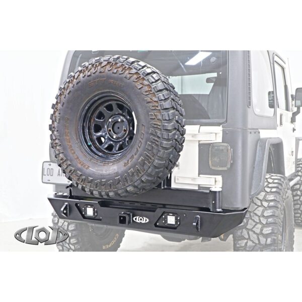 TJ/LJ/YJ Destroyer Rear Bumper w/ Tire Carrier