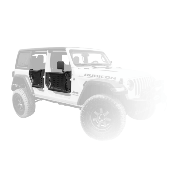 Body Armor 4X4 Traildoors Rear - JL-6150
