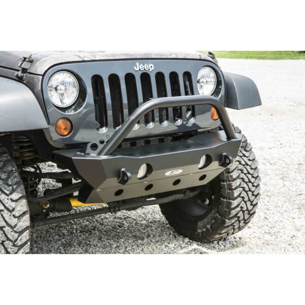 JK Destroyer Shorty Front Bumper w/ Bull Bar