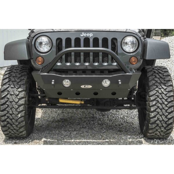 JK Destroyer Shorty Front Bumper w/ Bull Bar