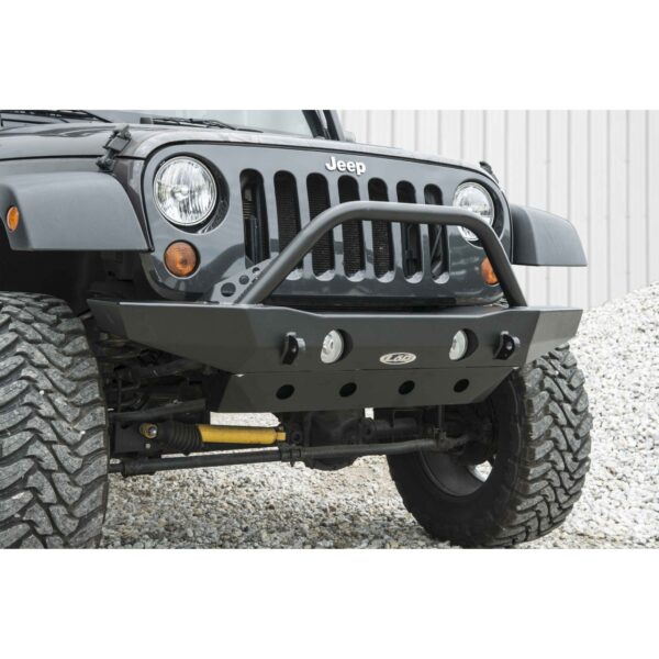 JK Destroyer Mid-Width Front Bumper w/ Bull Bar