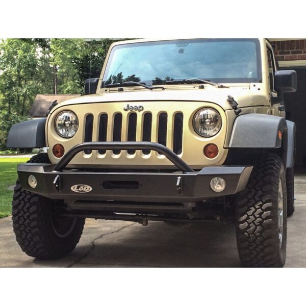 JK Signature Series Mid Width Front Bumper w/ Bull Bar
