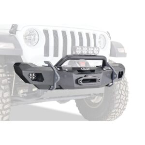JK/JL/JT Black Ops Shorty Winch Front Bumper