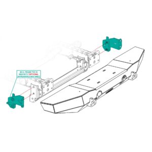 JK Frame Tie-in Bracket (For front bumper)