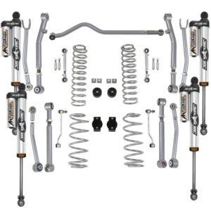 Rubicon Express 1.5" / 2.5 " Super-Flex Kit with 2.5 Piggyback Reservoir Shocks