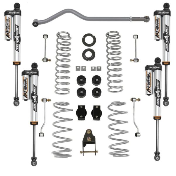 Rubicon Express 3.5" / 4.5" Standard Kit with 2.5 Piggyback Reservoir Shocks