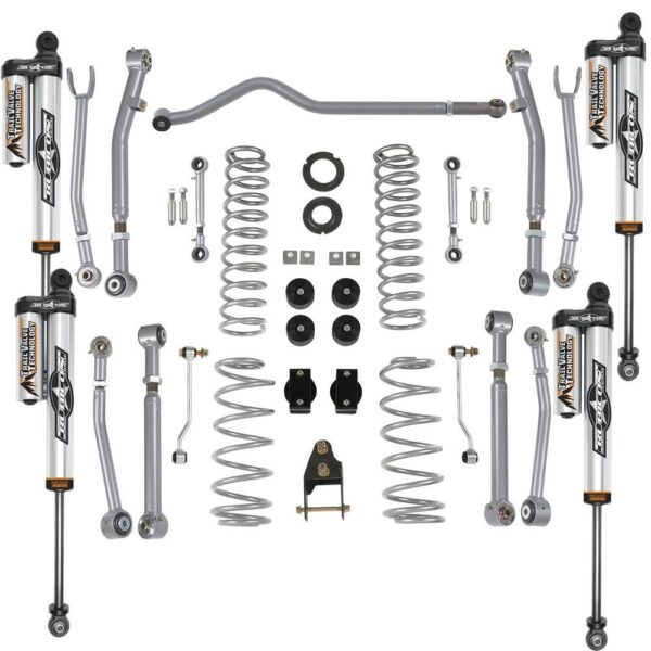 Rubicon Express 3.5" / 4.5 " Super-Flex Kit with 2.5 Piggyback Reservoir Shocks