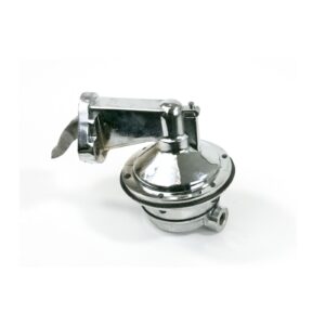 TSP Mechanical Fuel Pump; Two Valve 80 GPH 8 PSI; Chrysler BB(361-440); Chrome