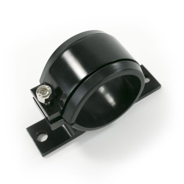 TSP Fuel Filter Bracket; Aluminum 50mm ID; Black