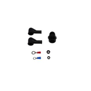 TSP -8AN Female to 1/2 in. Hose Barb Fuel Pipe Fittings with Terminal Boots