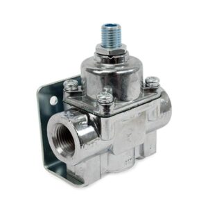 TSP Fuel Pressure Regulator; 1-4 PSI; Chrome