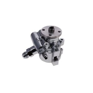 GM Type II Chrome Power Steering Pump with Pulley Hub