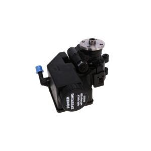 GM Type II Black Power Steering Pump with Integral Reservoir and Pulley Hub