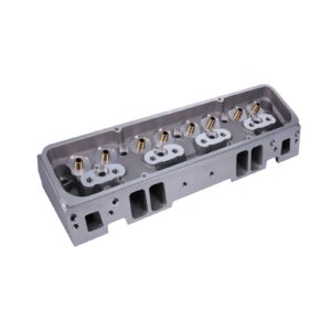 Chevy Small Block Angle Plug Aluminum Cylinder Head; Single