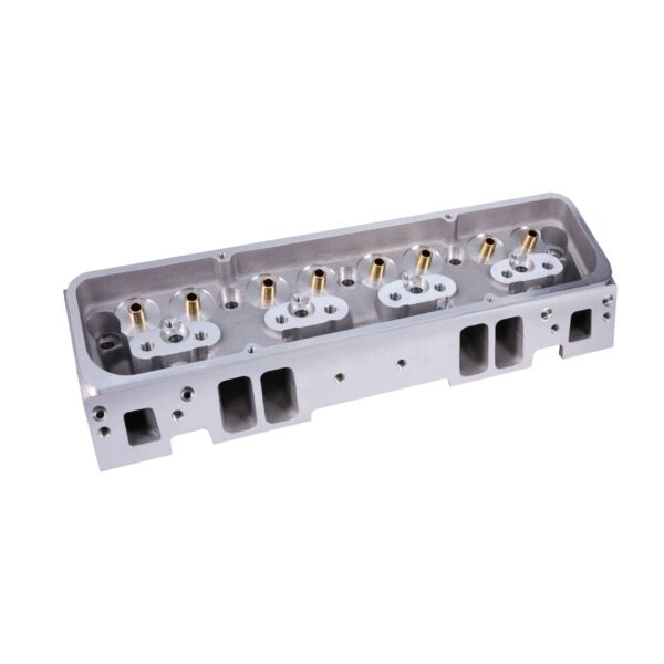 Chevy Small Block Straight Plug Aluminum Cylinder Head; Single