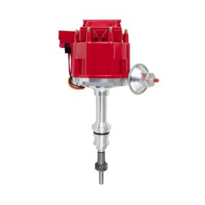 TSP HEI Distributor; Ford 5.0L V8 EFI to Carb Conversion; Red