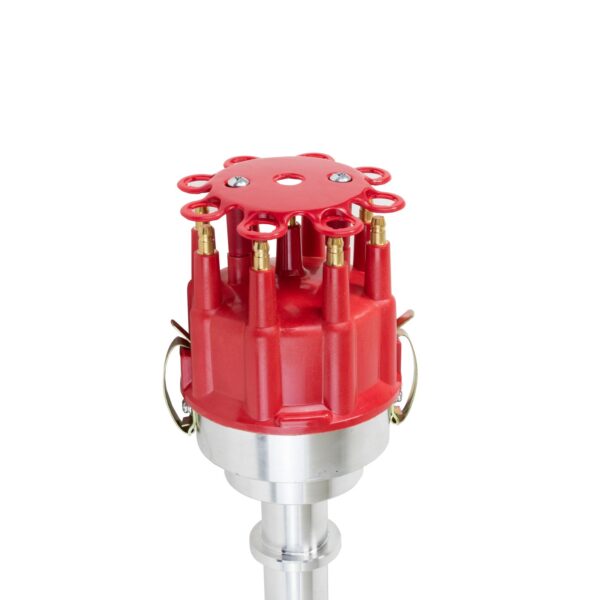 TSP Pro Billet Distributor; Chrysler SB "LA" V8 (273; 318; 340; 360); Red