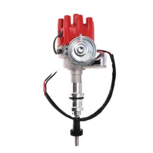 TSP Ready to Run Distributor; Ford SB; Female; Red
