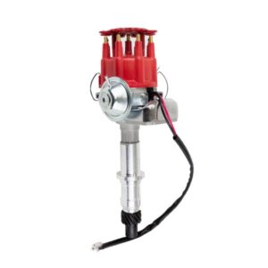 TSP Ready to Run Distributor; Pontiac V8 (389; 326; 400; 301; 421; 428; 455); Red